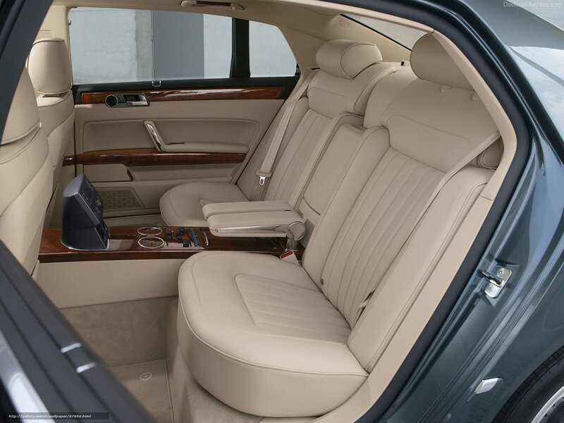 luxury car rear interior