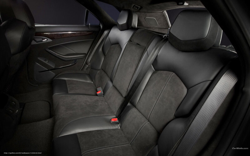 luxury car rear interior