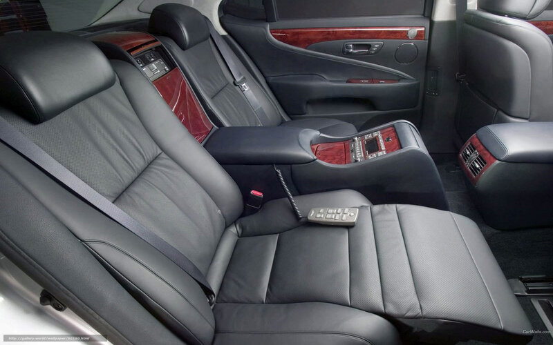 luxury car rear seating