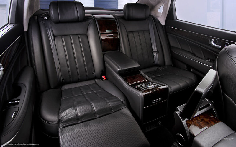 luxury car rear seats