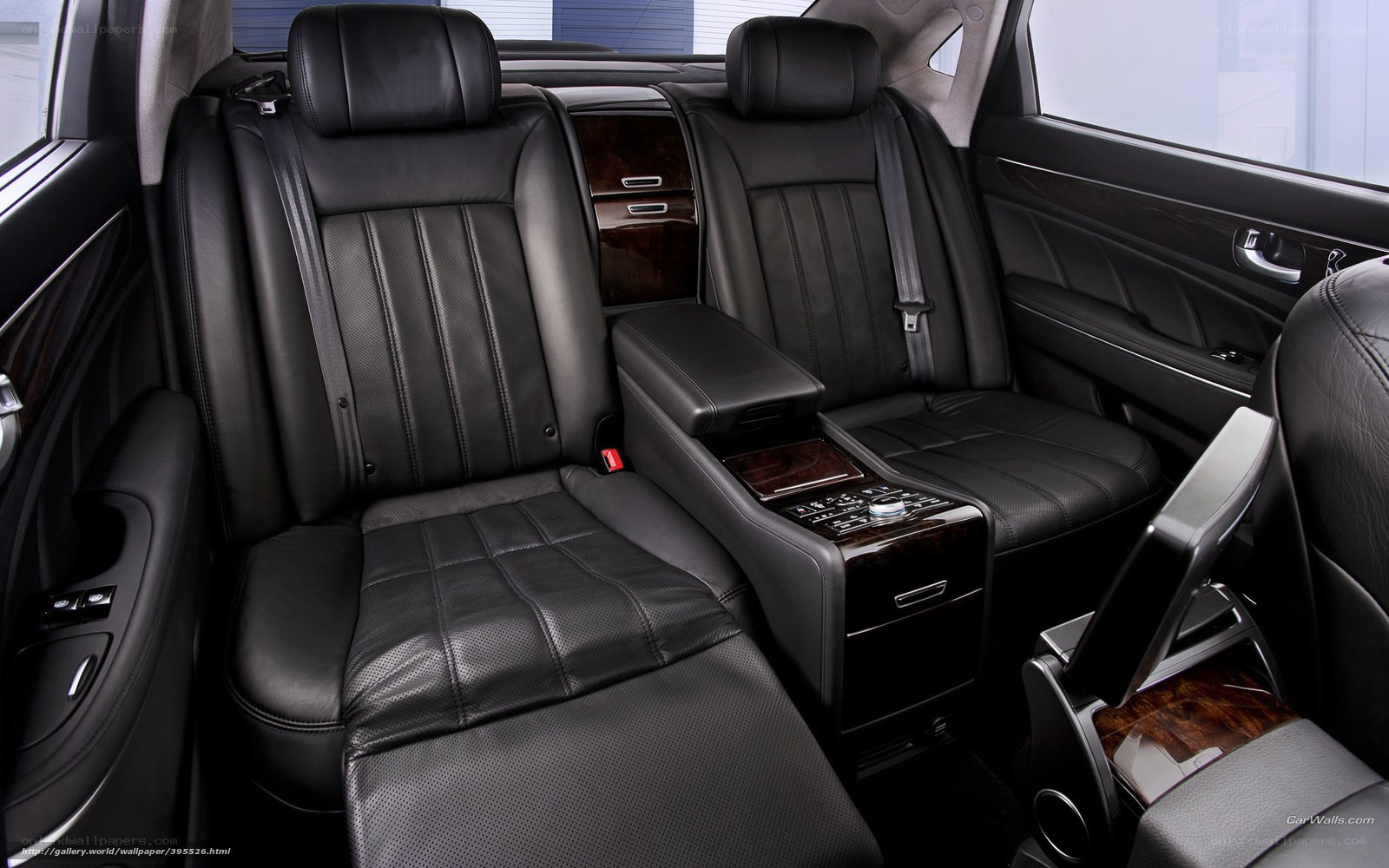 luxury car rear seats
