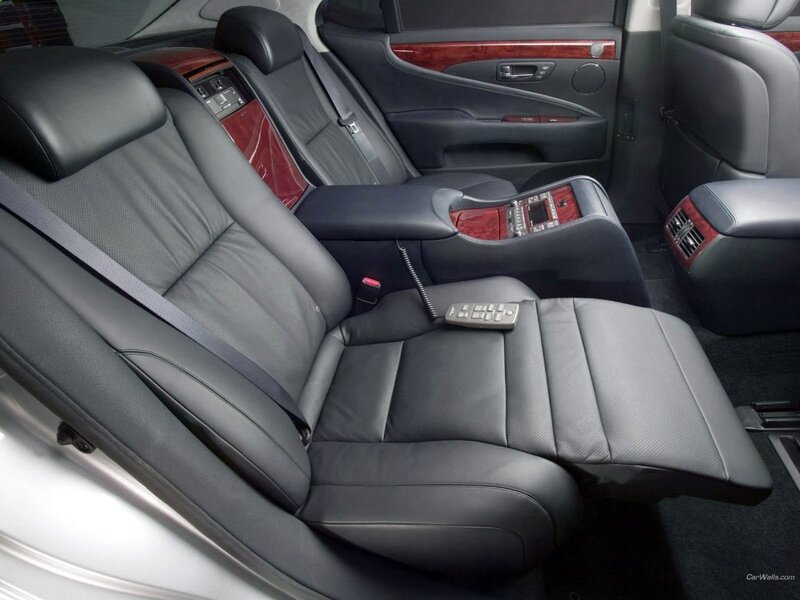 luxury car rear seats