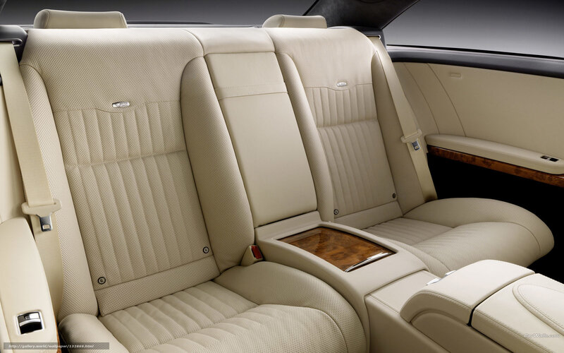 Luxury Car Rear Seats — Beige