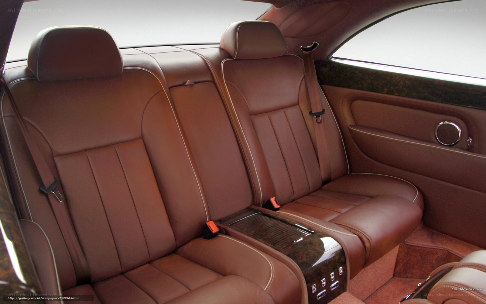luxury car rear seats
