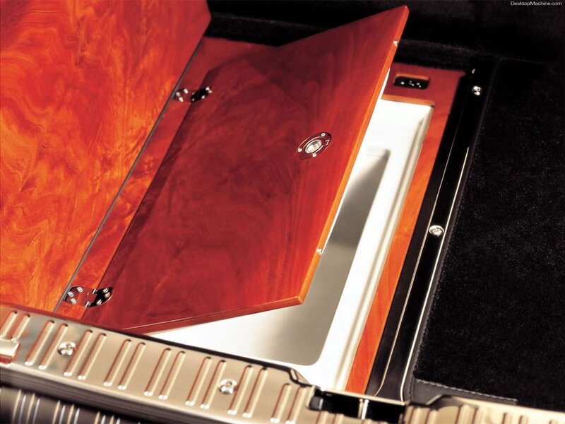 luxury car storage compartment
