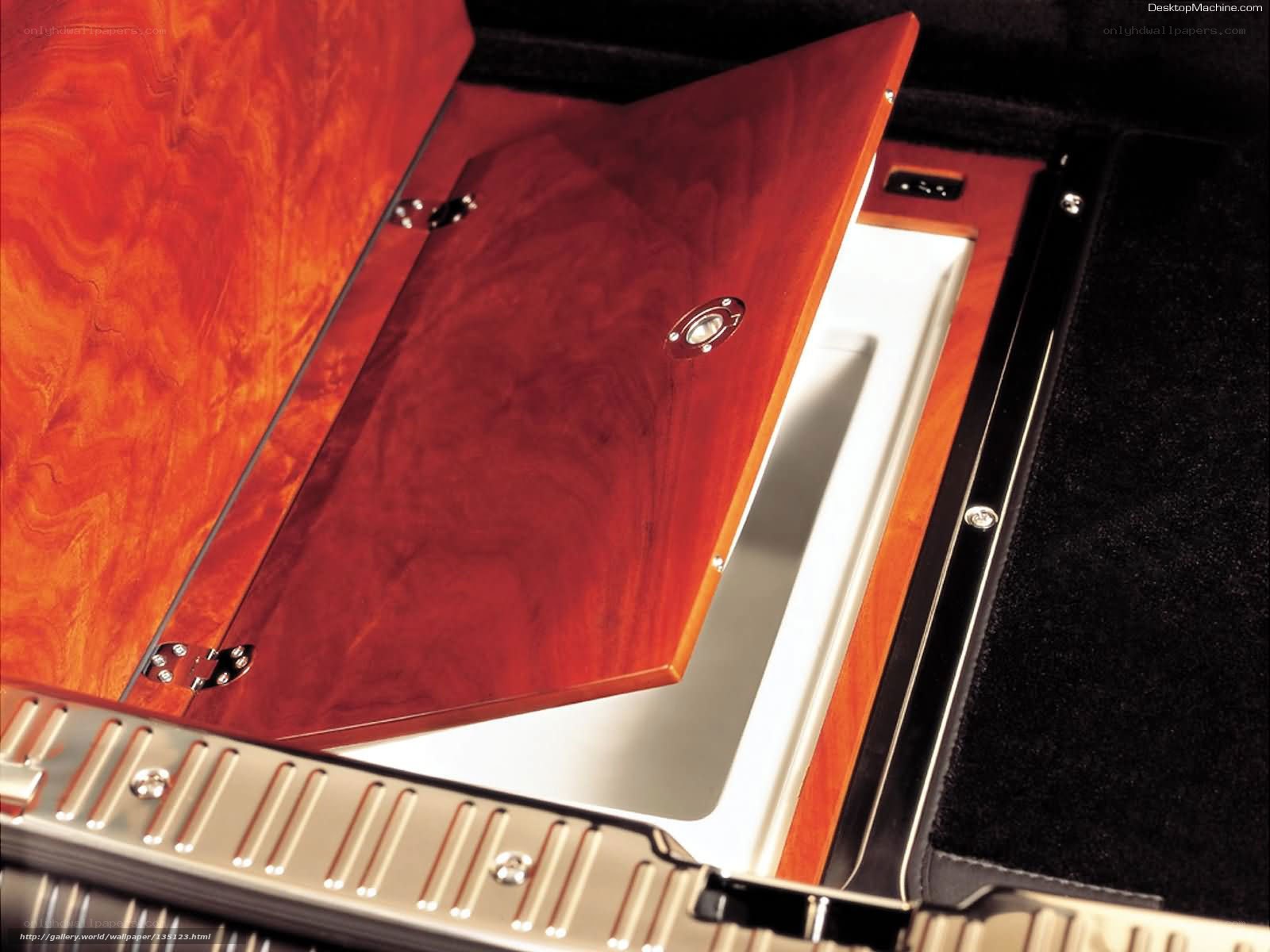 luxury car storage compartment