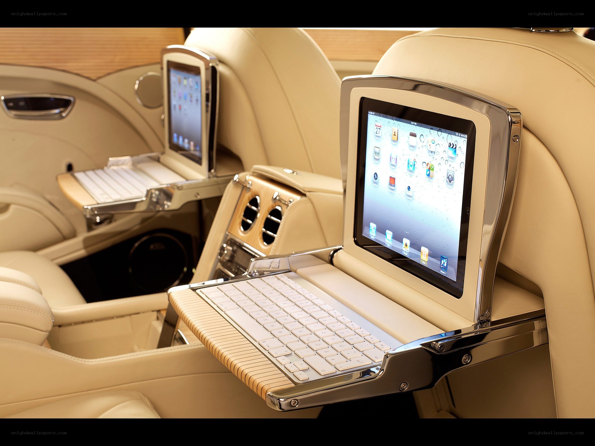 Luxury car tablet system