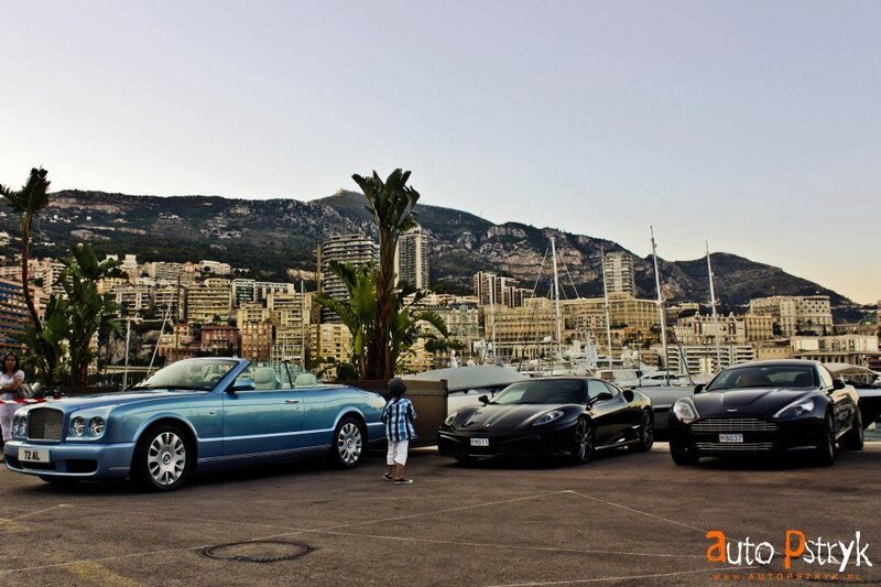 Luxury cars in Monaco
