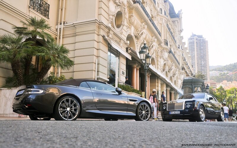 Luxury cars in Monaco