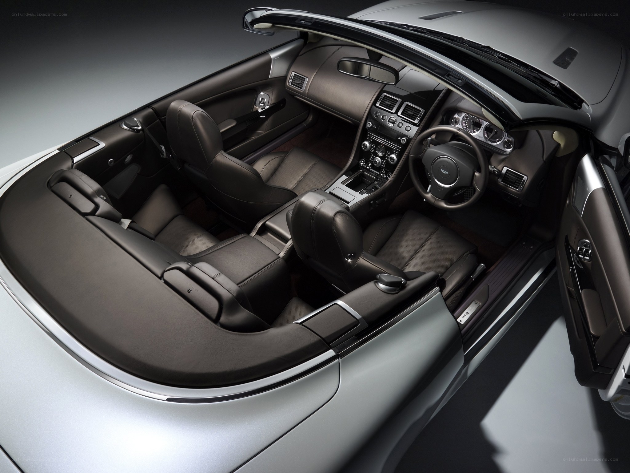 luxury convertible interior