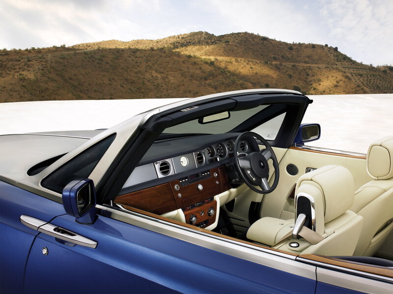 luxury convertible interior