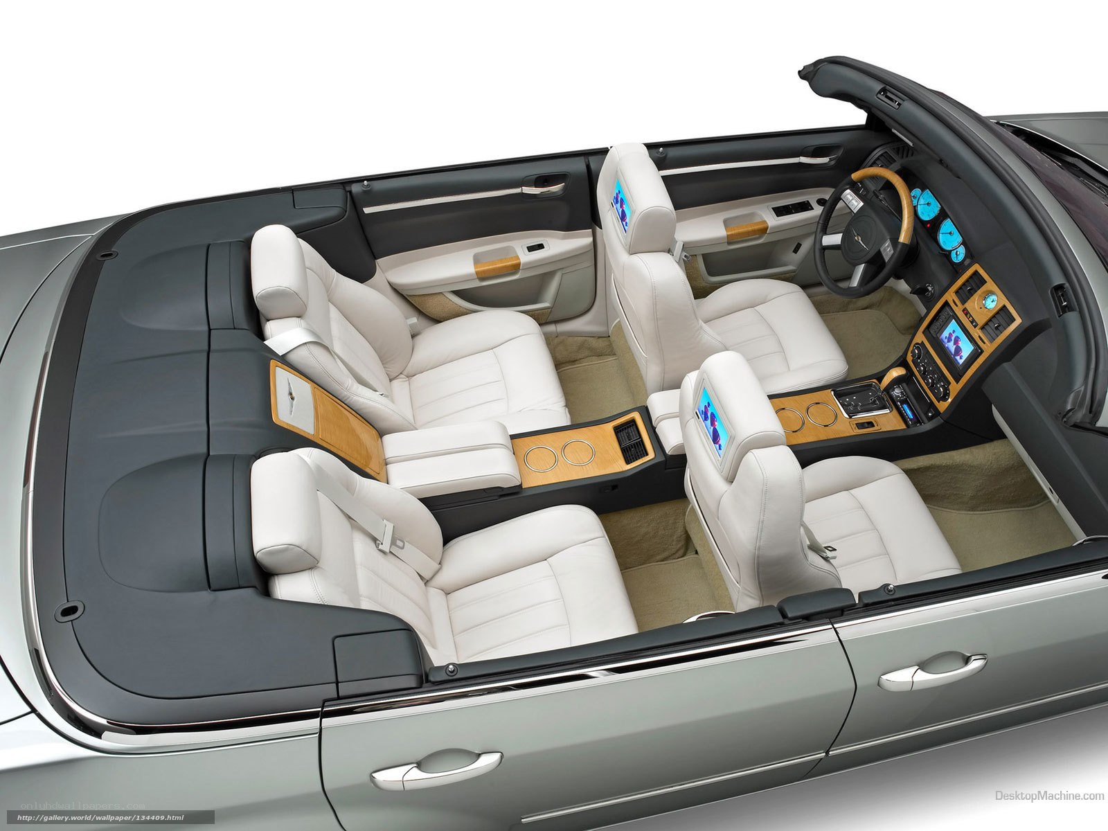 luxury convertible interior