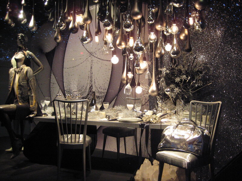 luxury fashion display