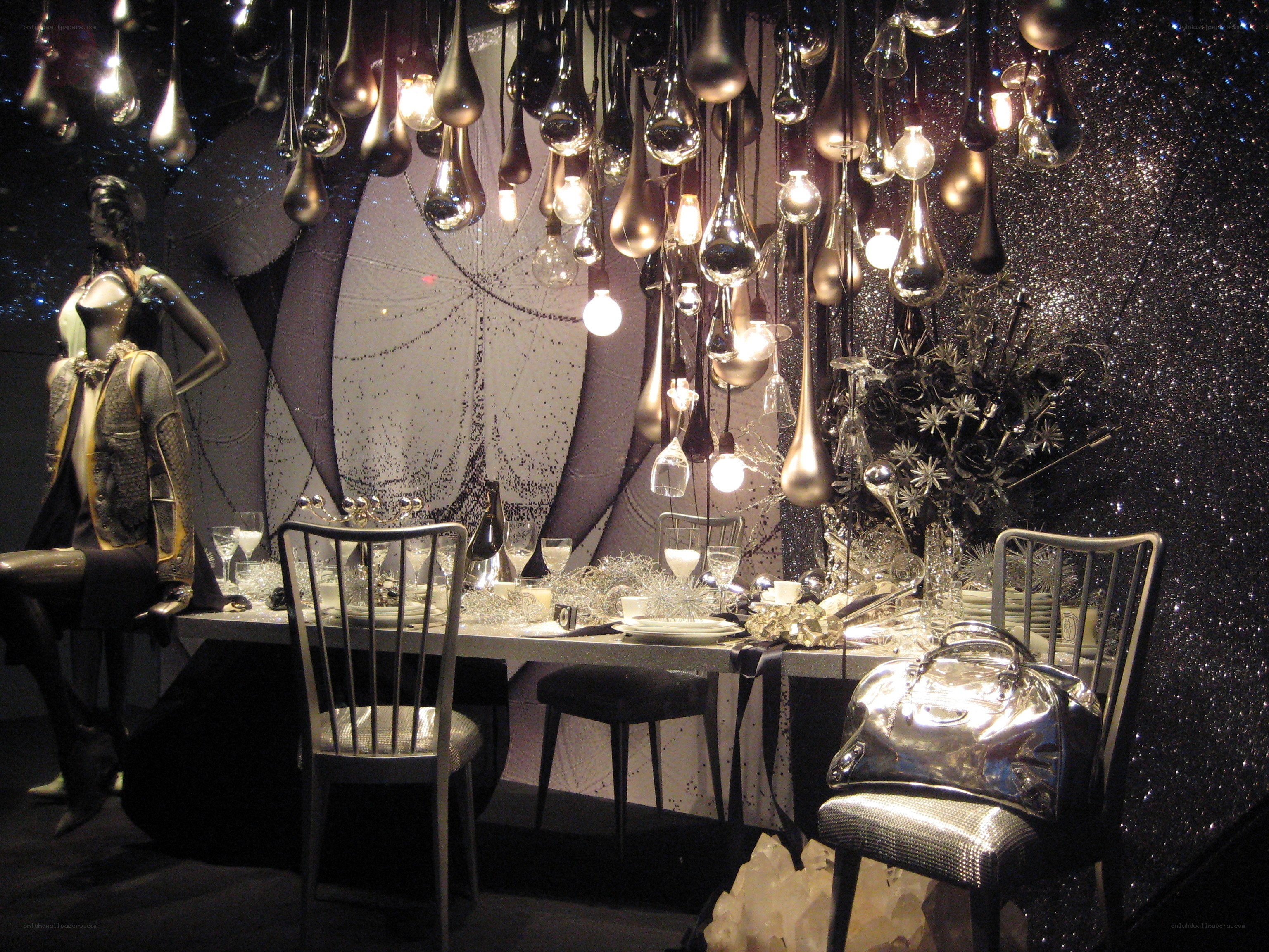 luxury fashion display