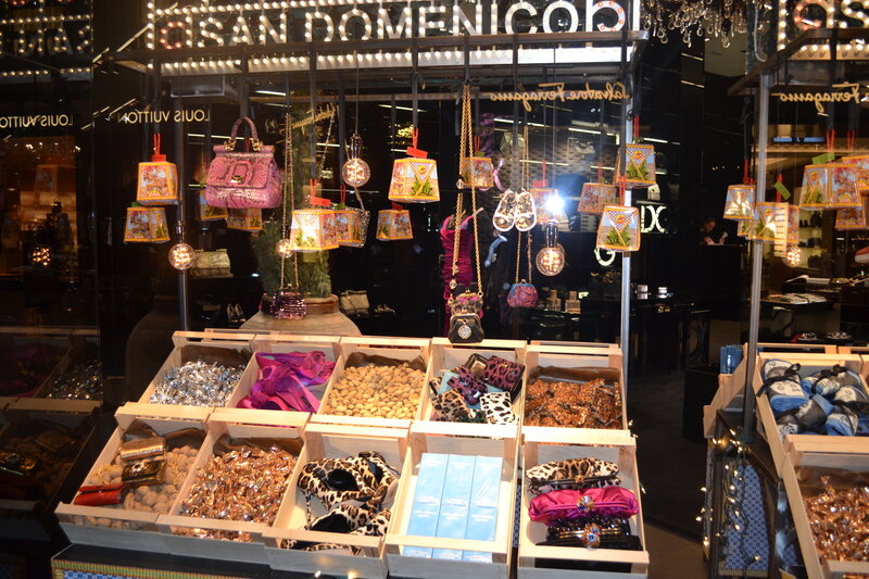 Luxury Handbags in Display