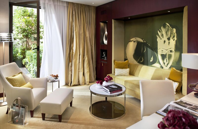 Luxury hotel living room