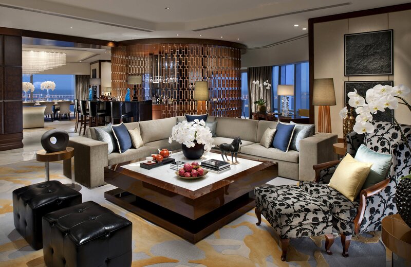 luxury hotel living room