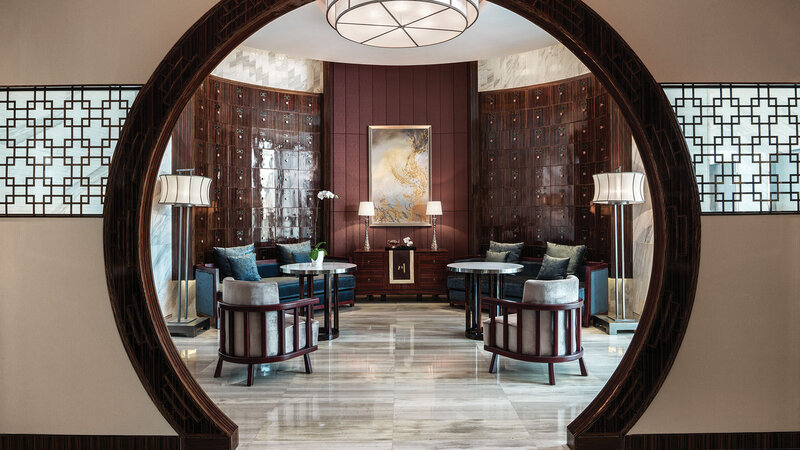 Luxury Hotel Lounge — Brown