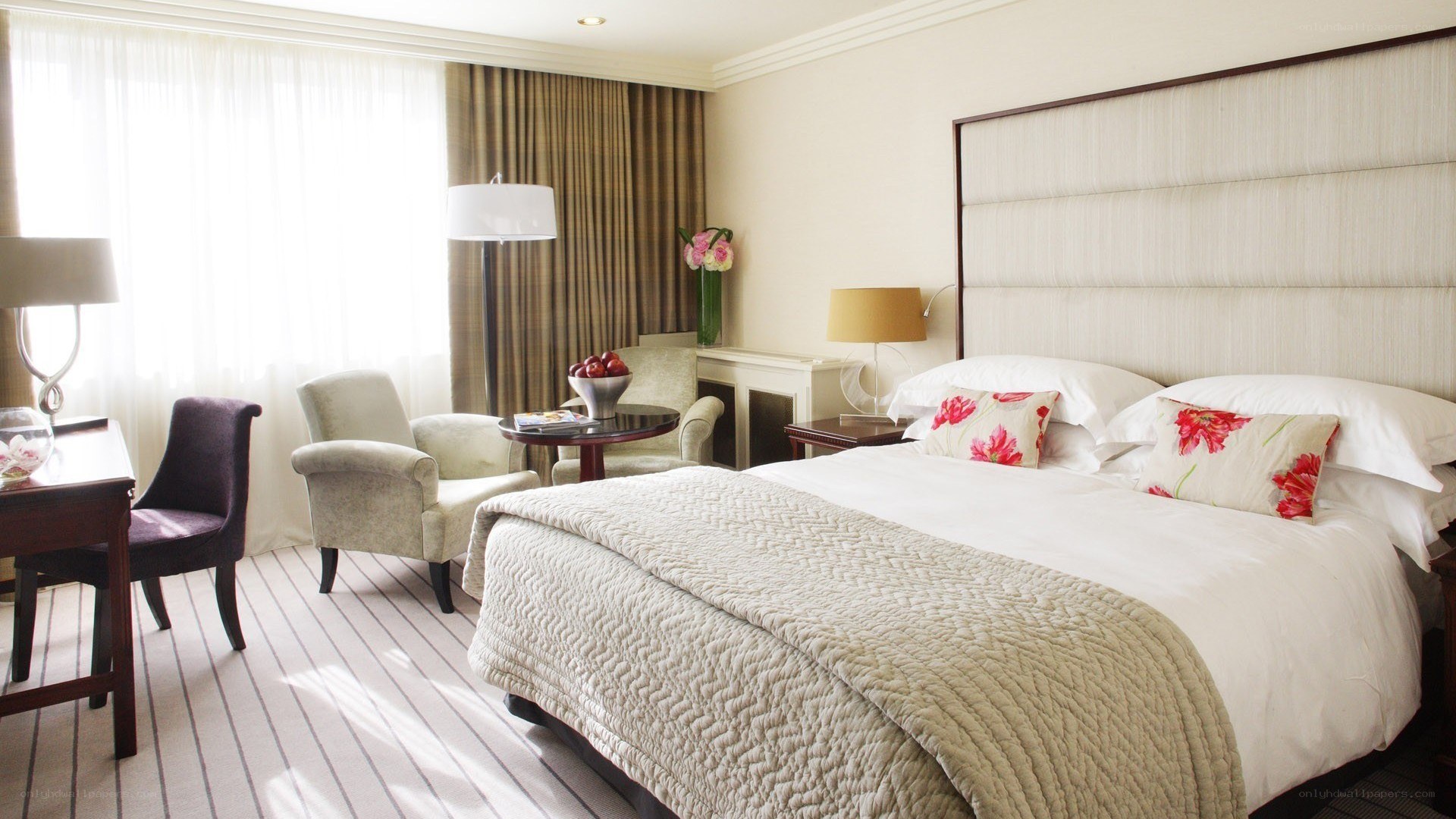 luxury hotel room interior