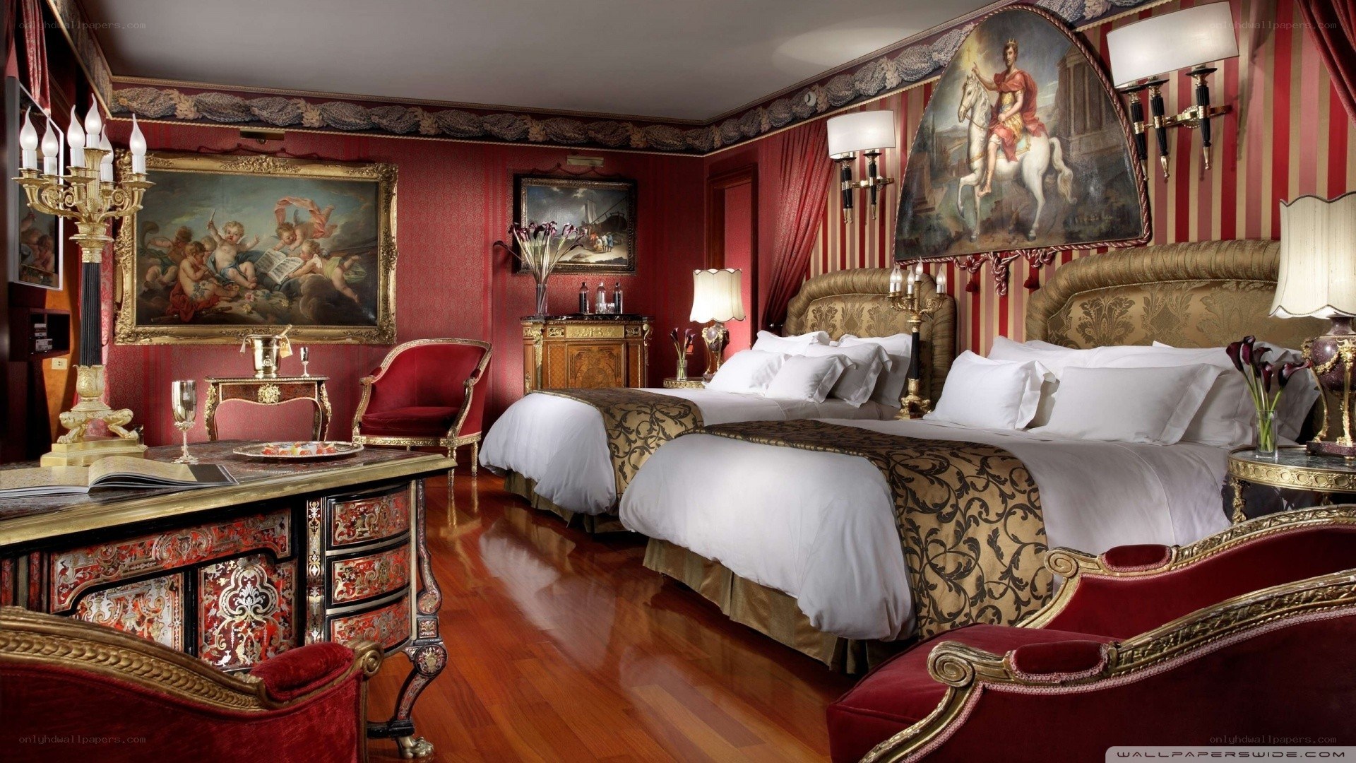 luxury hotel room interior