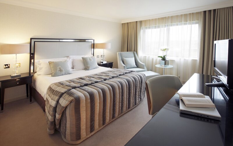 Luxury hotel room interior