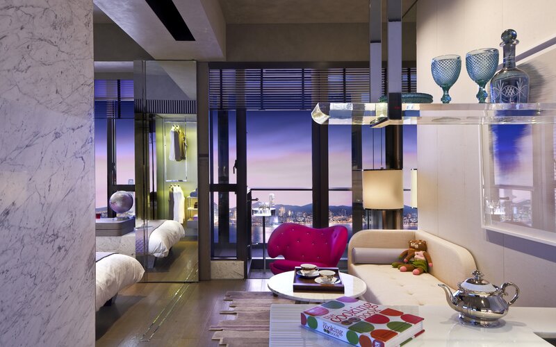 Luxury Hotel Room — White, Modern