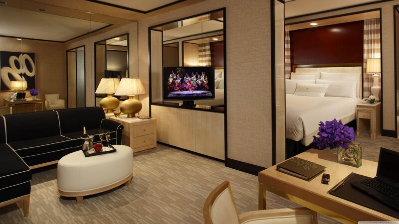 Luxury Hotel Suite — Beige, Modern