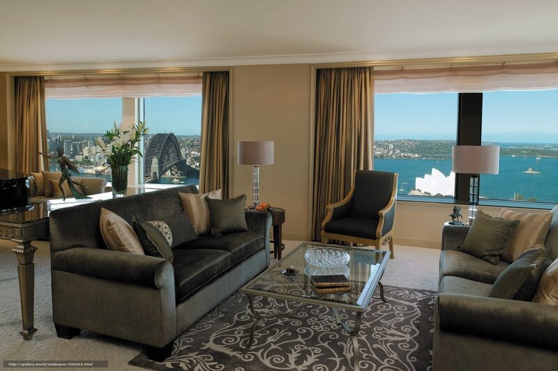 Luxury Hotel Suite — Beige, Serene, Afternoon