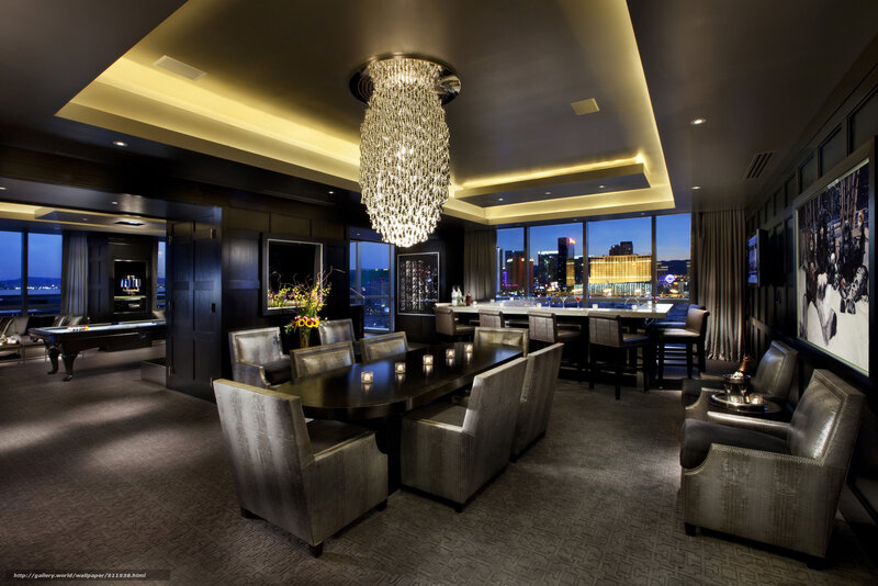 Luxury Hotel Suite — Black, Dramatic