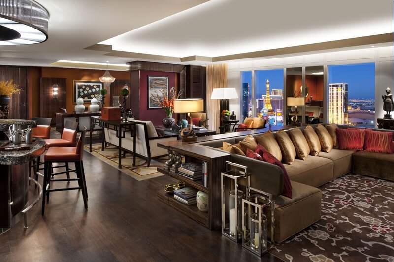 Luxury Hotel Suite — Brown, Modern