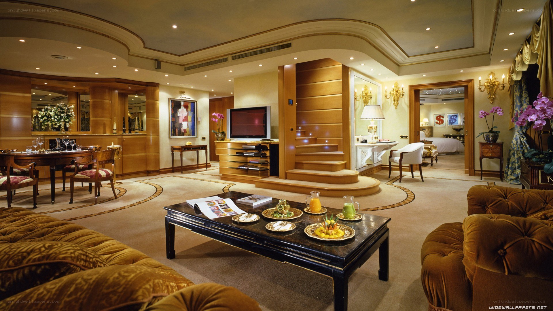 luxury hotel suite interior
