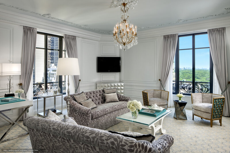 Luxury hotel suite living room