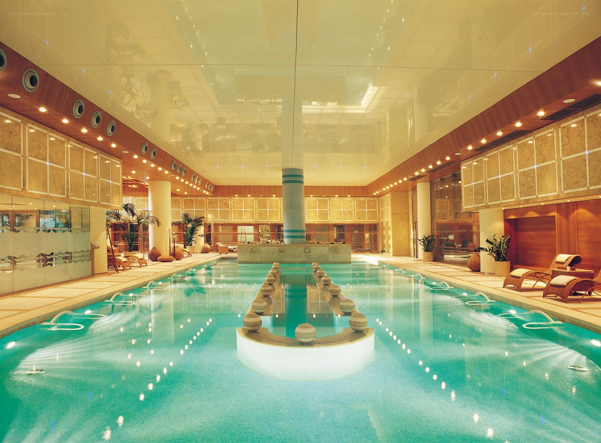 Luxury indoor swimming pool