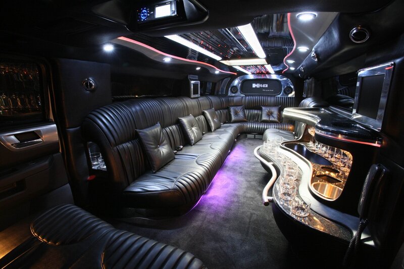 Luxury Limousine Interior — Black