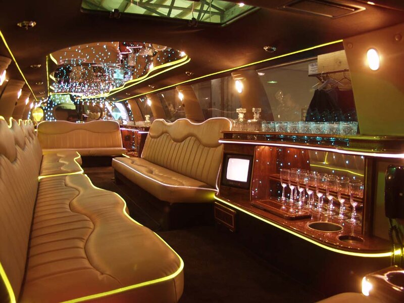 Luxury Limousine Interior — Brown