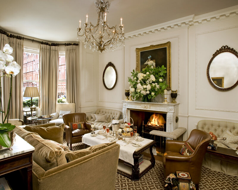 Luxury Living Room — Beige, Cozy