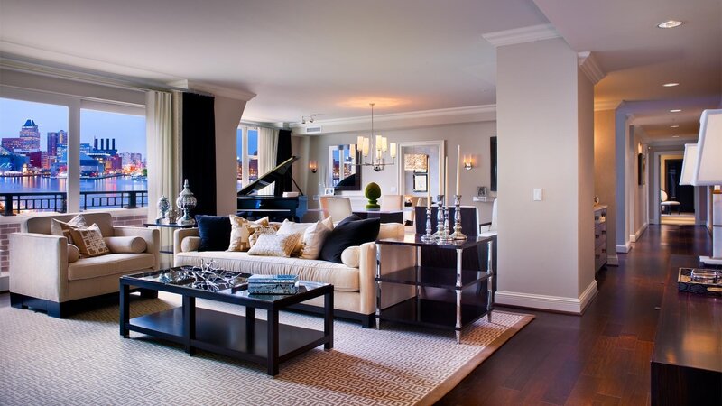 Luxury Living Room — Beige, Serene