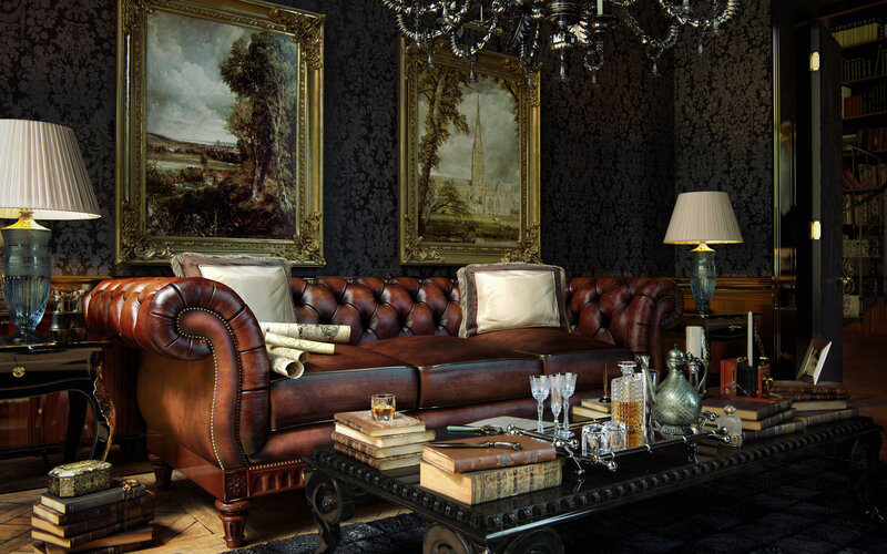 luxury living room interior