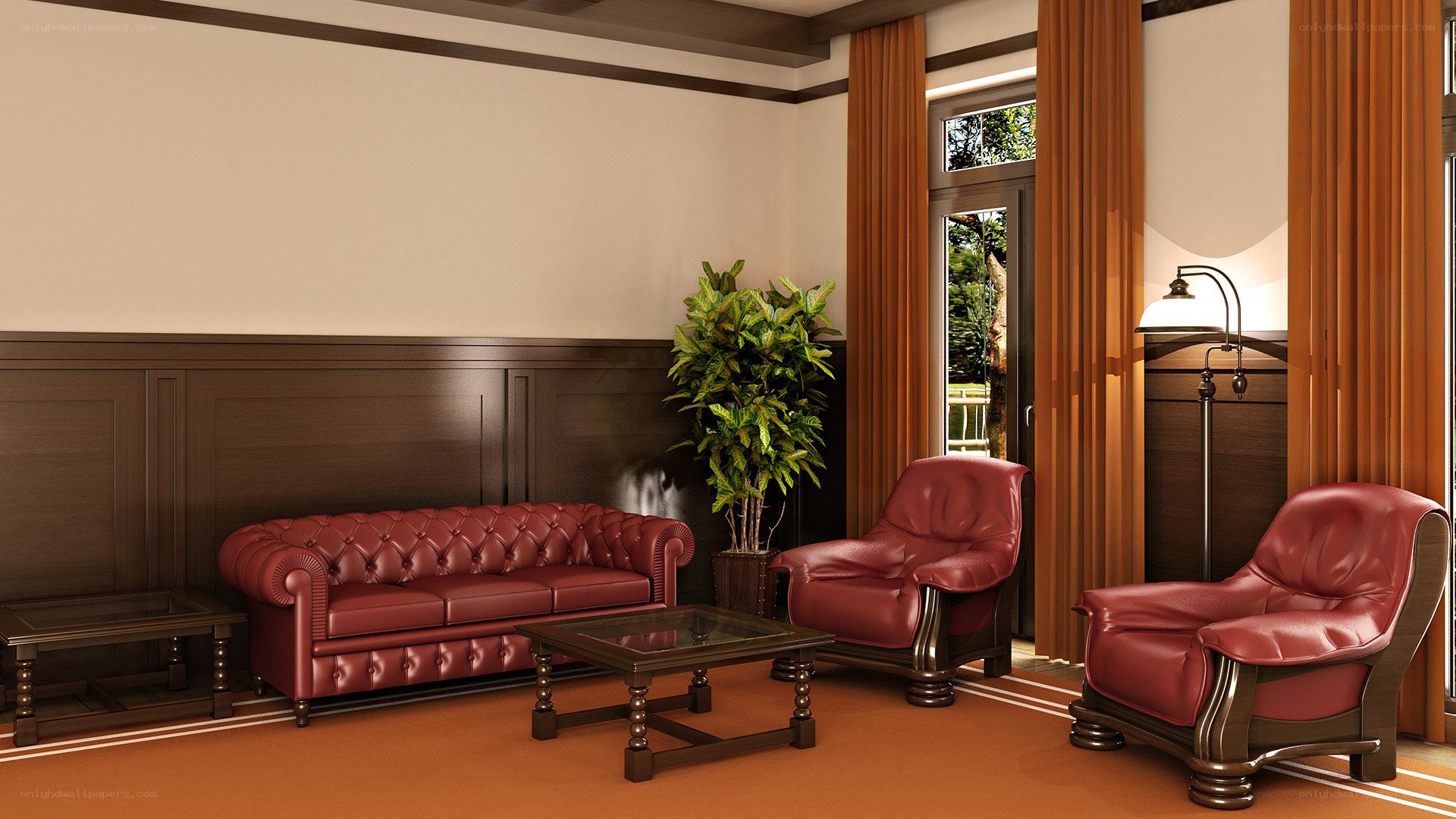 luxury living room interior