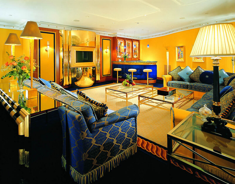 Luxury Living Room — Yellow