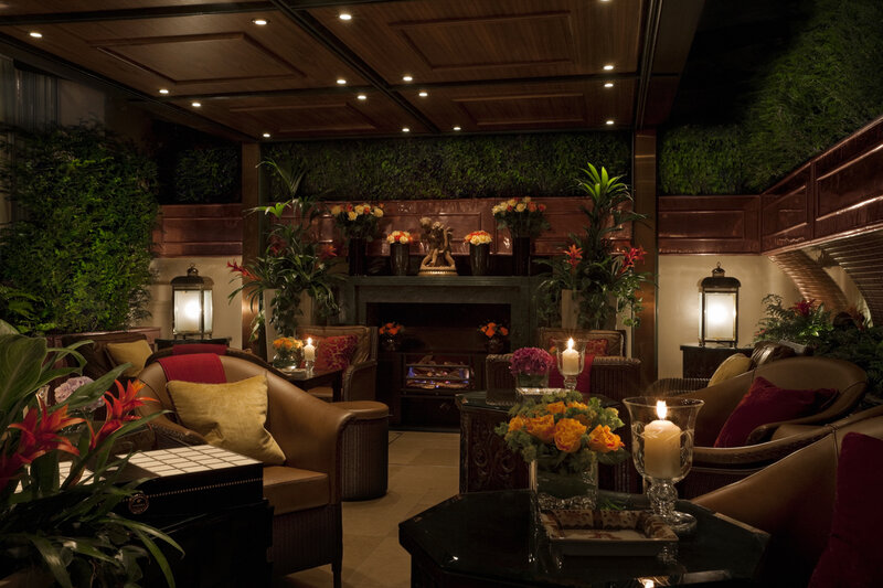 Luxury Lounge Interior — Brown