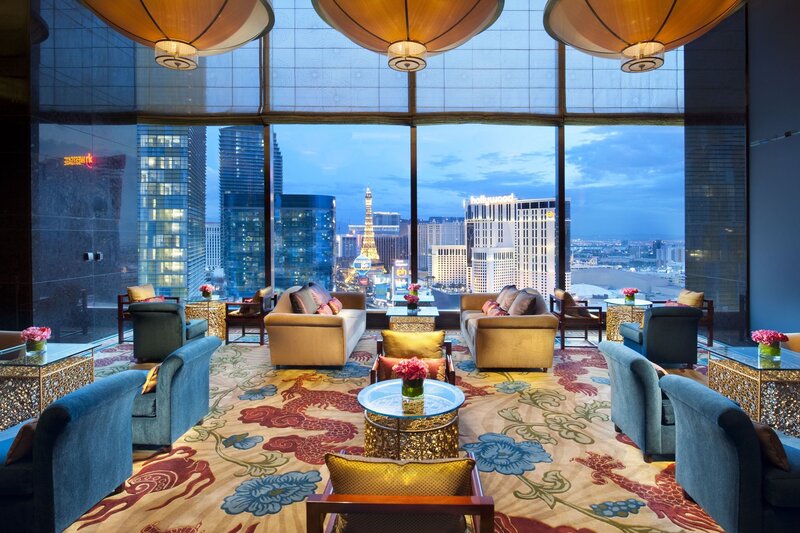Luxury Lounge with City View