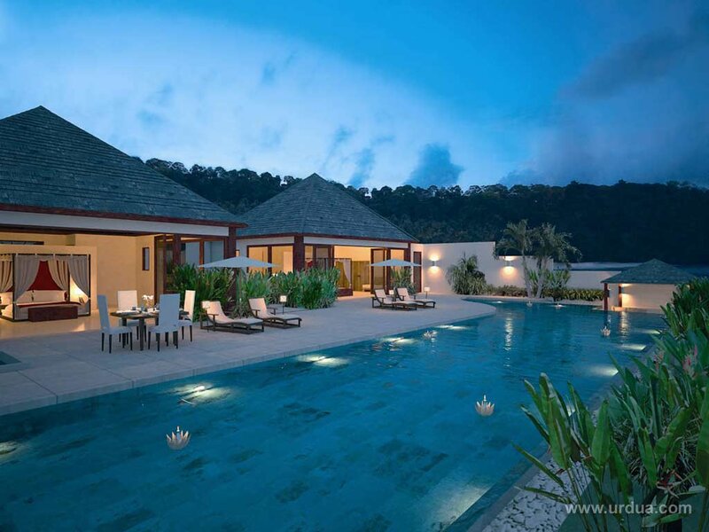Luxury Pool Villa — Blue, Serene