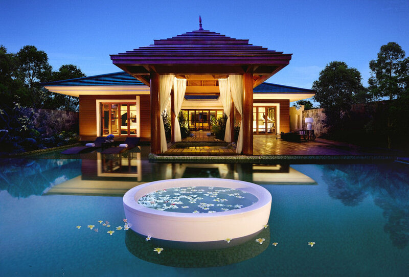 Luxury Pool Villa — Blue