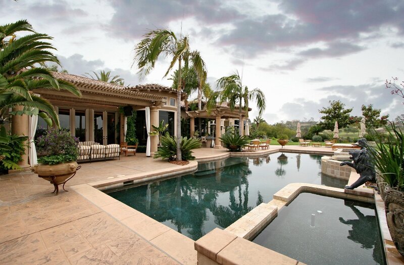 Luxury poolside estate