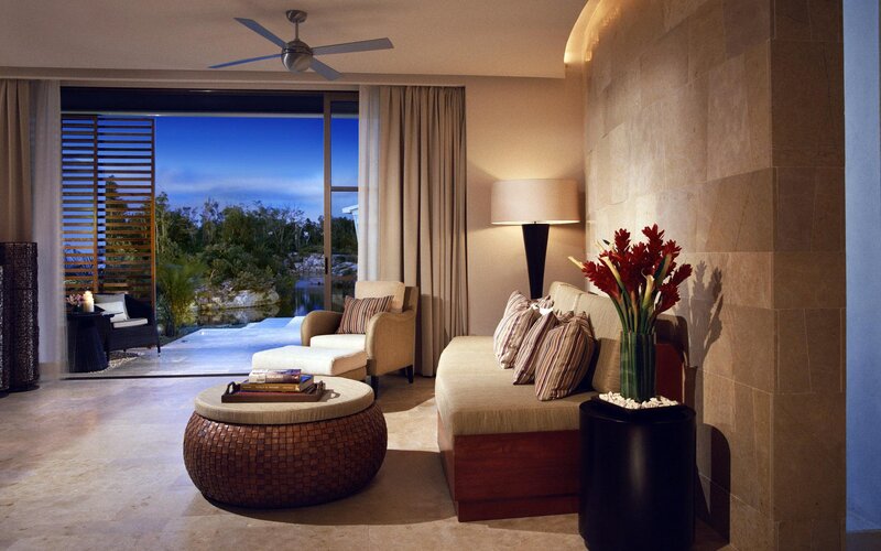 Luxury resort living room