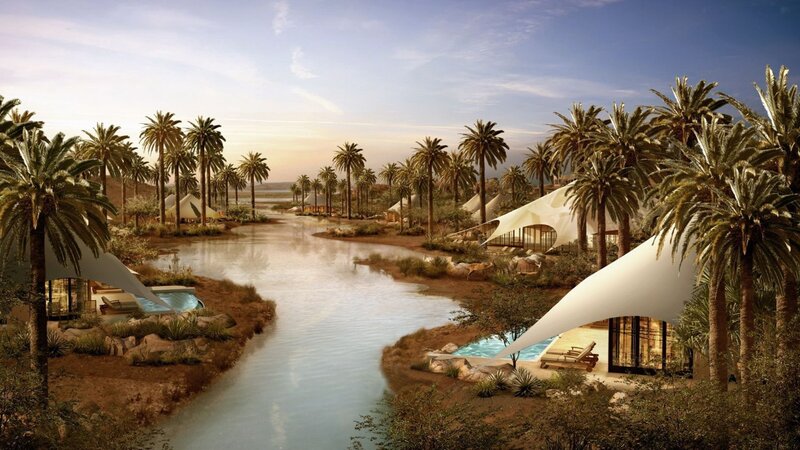 Luxury Resort with River