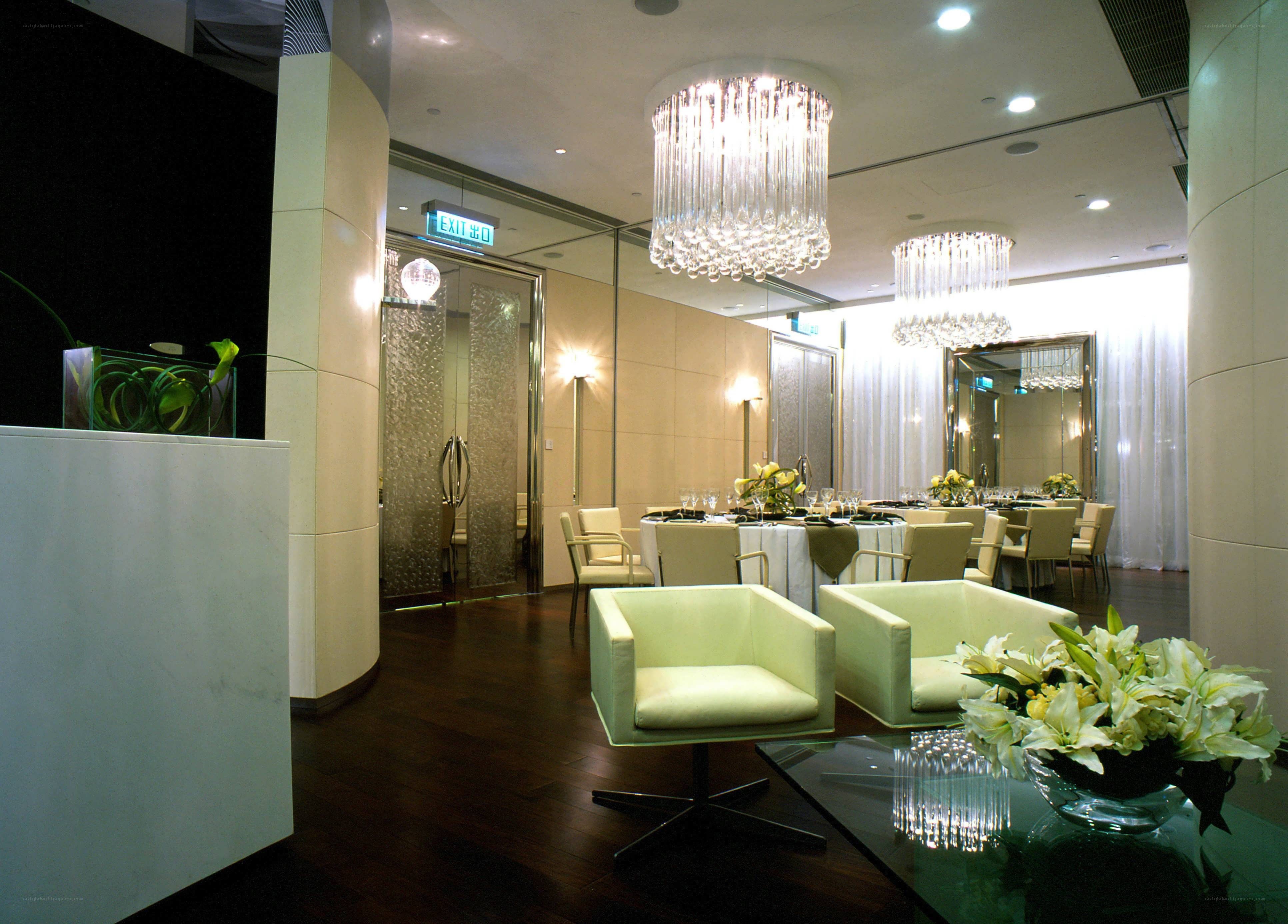 Luxury restaurant interior