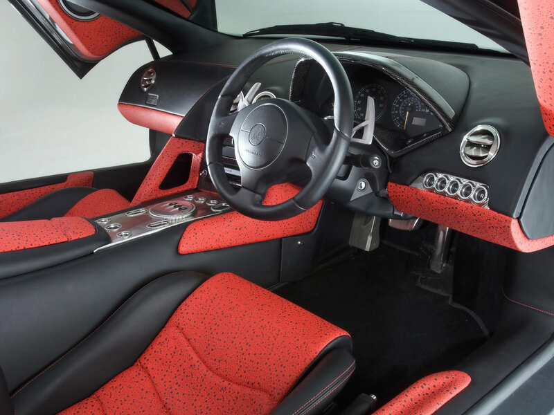 luxury sports car interior