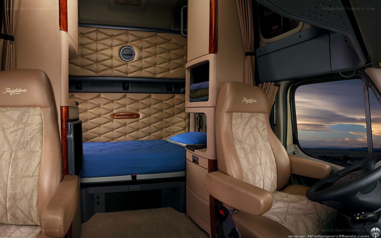 Luxury truck cab interior